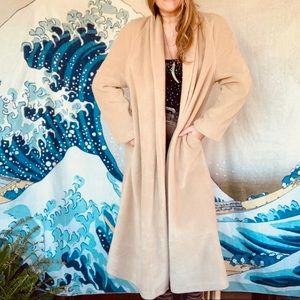 Travelsmith extralong maxi overcoat shoulder pad L